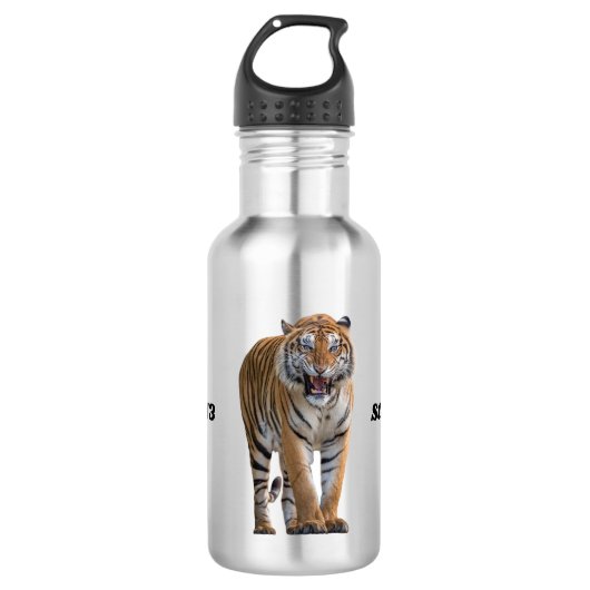 Zone_413 Tiger 18 oz waterfles Waterfles (Voorkant)