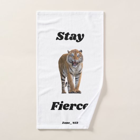 Zone_413 Tiger Hand Towel Handdoek (Handdoek)