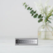 Zone-systeem Mini Visitekaartje (Staand voorkant)