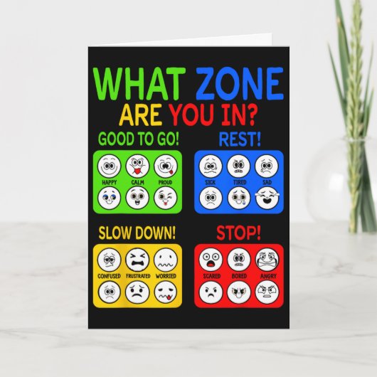 Zone Van Regulering Voor Schoolbegeleider Mentale Kaart (Voorkant)