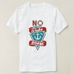 Zone zonder kielzog Nautilusanker & reddingsboei  T-shirt