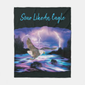 Zonen als een adelaar fleece deken (Voorkant)