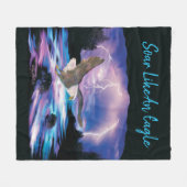 Zonen als een adelaar fleece deken (Voorkant (Horizontaal))