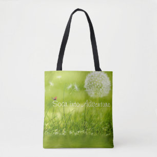 Zonen in avontuur tote bag