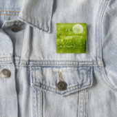 Zonen in avontuur vierkante button 5,1 cm (In situ)