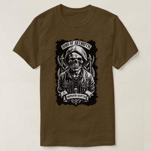 Zonen van artritis t-shirt (Design voorkant)