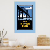 Zonen van Ben - Poster "The River End" (Keuken)