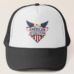 Zonen van de Amerikaanse Revolutie Adelaar Amerika Trucker Pet