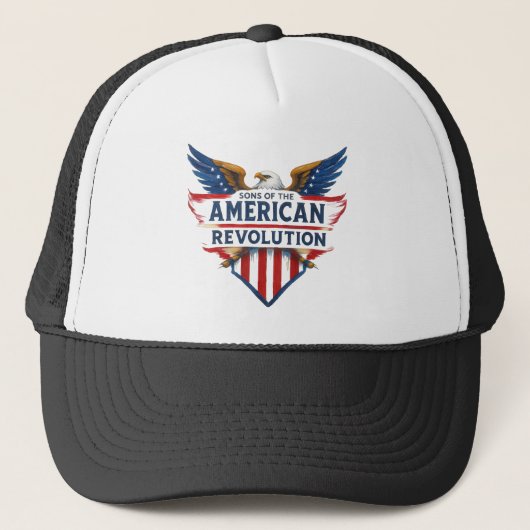Zonen van de Amerikaanse Revolutie Eagle Trucker Pet (Voorkant)