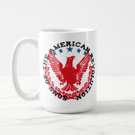 Zonen van de Amerikaanse Revolutie Patriot Eagle S Koffiemok
