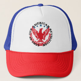 Zonen van de Amerikaanse Revolutie Patriot Eagle S Trucker Pet