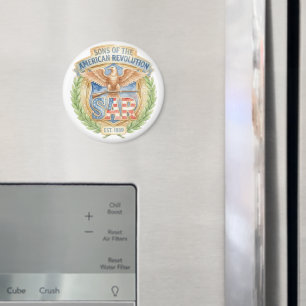 Zonen van de Amerikaanse Revolutie SAR Opgericht 1 Magneet
