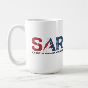 Zonen van de Amerikaanse Revolutie US vintage logo Koffiemok