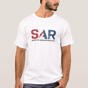 Zonen van de Amerikaanse Revolutie US vintage logo T-shirt