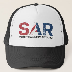 Zonen van de Amerikaanse Revolutie US vintage logo Trucker Pet