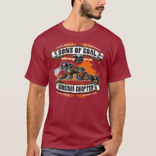ZONEN VAN DE KOLENMIJN CLUB virginia hoofdstuk T-shirt
