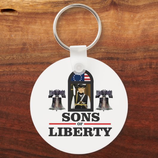 zonen van de vrijheid kunst sleutelhanger (Voorkant)