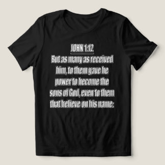 Zonen Van God Johannes 1 12 KJV T-shirt