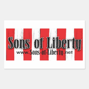 Zonen van Liberty FLAG sticker