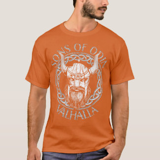 Zonen van Odin Valhalla Mythologie Noordse Vikin T-shirt