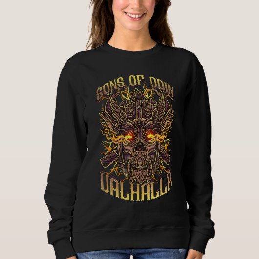 Zonen Van Odin Valhalla Viking Trui (Voorkant)