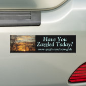 Zonet heb je, www.zazzle.com/tyounglyle, ... bumpersticker (Op auto)