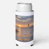 Zonet van de baai Cozzie Seltzer Blikjeskoeler (Seltzer Voorkant)