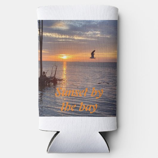 Zonet van de baai Cozzie Seltzer Blikjeskoeler (Voorkant)