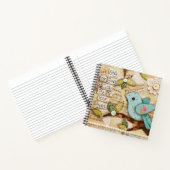 Zong in je eigen, op maat gemaakte, verticale lapt notitieboek (Binnen)