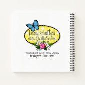 Zong in je eigen, op maat gemaakte, verticale lapt notitieboek (Achterkant)