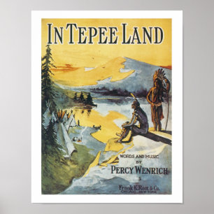 Zong in Tepee Land Art Poster