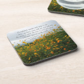 Zong Solomon 2:10-12, Bijbelverse, bloemen Drankjes Onderzetter (Linkerzijde)