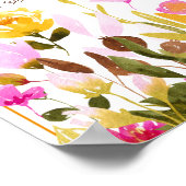 Zong Solomon 2:12 Bloemen verschijnen op aarde Poster (Hoek)