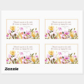 Zong Solomon 2:12 Bloemen verschijnen op aarde Rechthoekige Sticker (Vel)