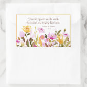 Zong Solomon 2:12 Bloemen verschijnen op aarde Rechthoekige Sticker (Tas)