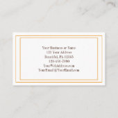 Zong Solomon 2:12 Bloemen verschijnen op aarde Visitekaartje (Achterkant)