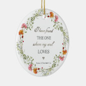 Zong Solomon 3:4 Bijbelse Florale adem Keramisch Ornament (Rechts)