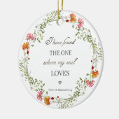 Zong Solomon 3:4 Bijbelse Florale adem Keramisch Ornament (Links)