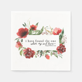 Zong Solomon 3:4 Ik heb de One Wedding gevonden Servet