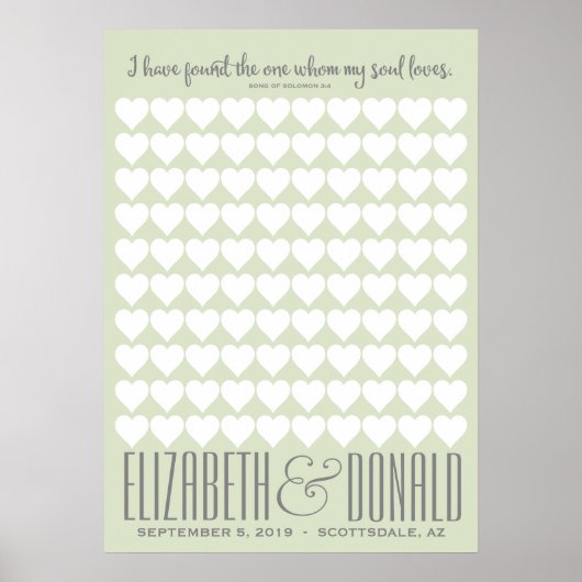 Zong Solomon Wedding Poster - KIES UW KLEUR (Voorkant)