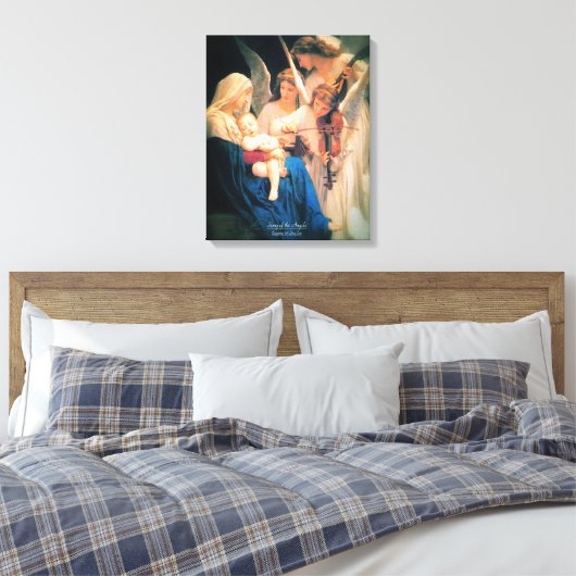 Zong van Angels 1881 Canvas Afdruk (Insitu (Slaapkamer))
