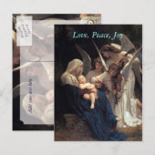 Zong van Angels, kerstbriefkaarten Feestdagenkaart (Voorkant / Achterkant)