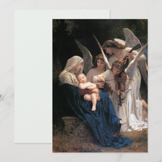 Zong van de Angels (1881) van Bouguereau (Voorkant / Achterkant)