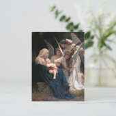 Zong van de Angels (1881) van Bouguereau Briefkaart (Staand voorkant)