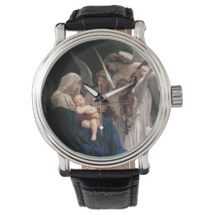 Zong van de Angels (1881) van Bouguereau Horloge