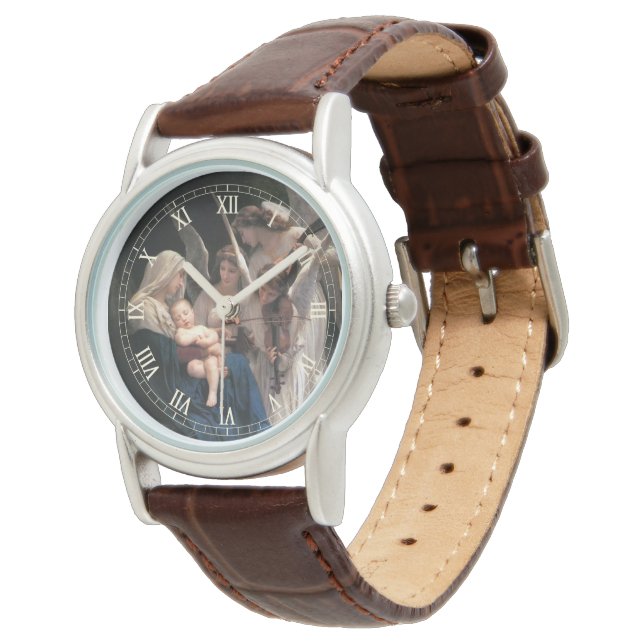 Zong van de Angels (1881) van Bouguereau Horloge (Gekanteld)