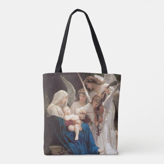 Zong van de Angels (1881) van Bouguereau Tote Bag (Achterkant)