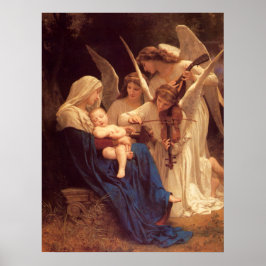 Zong van de Angels door Bouguereau Poster
