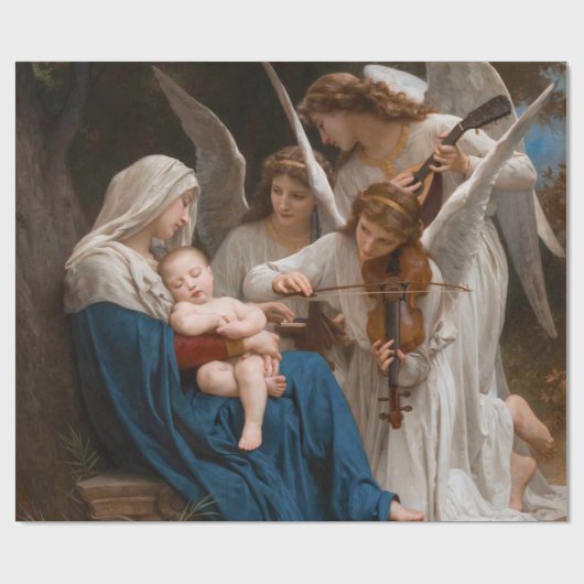 Zong van de Angels door William-Adolphe Bouguereau Cadeaupapier (Vlak)