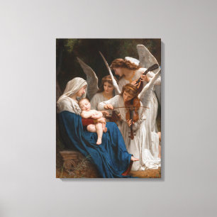 Zong van de Angels door William-Adolphe Bouguereau Canvas Afdruk